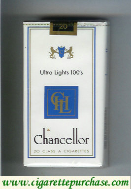 Chancellor Ultra Lights 100s cigarettes